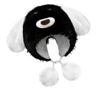 FANSHINUO Casquettes de dessin animé avec cache-oreilles pour Halloween, chapeaux en fourrure, unisexe pour l'hiver, accessoire d'extérieur, chapeau pour homme pour femme pour adultes costume