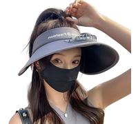 FANSHINUO Chapeau de soleil respirant avec ventilateur de ventilation rechargeable, protection contre le soleil, pour la pêche, le camping, les temps chauds, chapeau de soleil en maille respirante