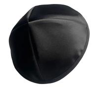 FANSHINUO Chapeau traditionnel juif Kippa rond Yarmulke pour croyants et amateurs de culture, judaïsme, chapeau kippa pour usage quotidien, couvre-chef religieux, Noir , Taille unique
