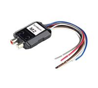 FANSHINUO Convertisseur de signal avancé à 2 canaux pour éliminer le bruit du moteur dans les systèmes sonores améliorés du véhicule, convertisseur sonore haut-bas pour voiture