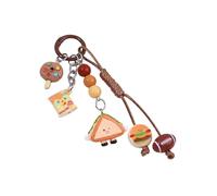FANSHINUO Creative Hamburger Cookie Code Owner Paquet dense Addition Permanent Colophane Substance Cadeau Concept Cartoon Treat Décoration de voiture, Q1934 1, One Size
