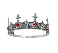 FANSHINUO Diadème vintage pour homme pour fête d'anniversaire et événement costumé, Halloween, déguisement, couronne, Adjustable diameter 18-19.5cm, Métal