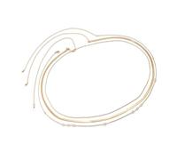 FANSHINUO Élégante ceinture multi-couches en maille serpent pour femme Accessoire de corps pour robes de soirée et tenues décontractées, as the pic show, Métal