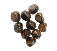 FANSHINUO Essentiels de voyage polyvalents à 3 côtés légers pour l'enseignement des probabilités et les jeux de société, dés éducatifs colorés