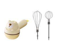 FANSHINUO Fouet électrique portatif à 3 vitesses rechargeable par USB - Outil de cuisine sans fil - Fouet électrique de cuisine - Batteur à œufs