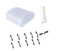 FANSHINUO Housse de protection respirante pour plantes avec clips personnalisables - Installation facile - Filet de protection avec clips