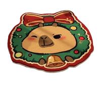 FANSHINUO Joli tapis de bain imprimé dessin animé tapis de Noël tapis de sol tapis d'entrée tapis de pied pour salle de bain et décoration de la maison tapis polyester doux