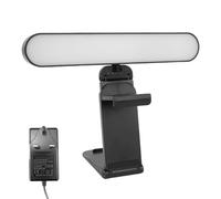 FANSHINUO Lampe de studio à double tête alimentée par USB avec 3 modes de couleur, éclairage uniforme pour la création de contenu, selfportraits Cool Warm Sunlight Club