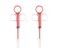 FANSHINUO Lot de 2 seringues de soins pour animaux de compagnie avec embout en silicone de qualité alimentaire pour administration sûre Seringues ergonomiques