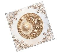 FANSHINUO Nappe de tarots, motif tournesol, astrologie, autel, tissu de divinations, table, tapisserie, sorcellerie, carte de divination, décoration murale