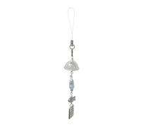 FANSHINUO Pendentif en forme d'étoile de mer et méduse pour téléphone et appareil photo - Accessoire élégant pour femme, 14cm, Acrylique