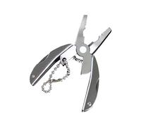 FANSHINUO Petite pince pliante multifonctionnelle en acier inoxydable tournevis pliable pour camping en plein air randonnée réparation d'urgence
