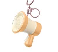 FANSHINUO Porte-clés avec haut-parleur miniature coloré avec voix pour cadeau personnalisé Gadget sonore portable