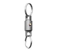 FANSHINUO Porte-clés en alliage robuste avec rotation à 360 degrés et mécanisme de verrouillage sécurisé pour les clés et accessoires de connexion