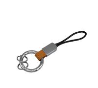 FANSHINUO Porte-clés en cuir synthétique avec dragonne réglable pour l'organisation des clés de voiture