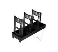 FANSHINUO Porte-gobelet en papier et organisateur de couvercle pliable pour la maison, le bureau ou le café avec 6 emplacements