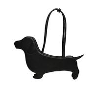 FANSHINUO Sac à main à motif teckel accrocheur, sac à bandoulière décontracté, idéal pour un usage quotidien et les amoureux des chiens, sac élégant pour femme, Noir , One Size