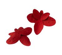 FANSHINUO Styles Boucles d'oreilles en métal robuste en forme de pétales floraux vintage pour femmes et filles, as the pic show, Métal