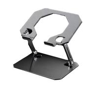 FANSHINUO Support de tablette à double bras pour ordinateur portable - Pour jeux et divertissement à domicile - Construction en métal - Accessoire de bureau ergonomique