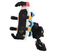 FANSHINUO Support de téléphone anti-secousses pour moto avec vibrations amortissant 1 main pour vélo Support de téléphone portable pour smartphones