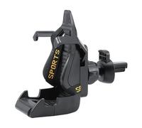 FANSHINUO Support de téléphone en ABS pour grille d'aération de voiture avec rotation à 360° et design antidérapant pour voiture pour une conduite sûre