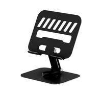 FANSHINUO Support ergonomique pour ordinateur portable avec base pivotante à 360 °, hauteur réglable, supporte jusqu'à 5 kg de poids pour tablette de bureau ou de voyage