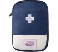 Fansoftiks Trousse de premiers secours vide, petite trousse de premiers secours portable, étanche, diviseurs de section, sac à médicaments de voyage pour urgence pour la maison, le bureau, la voiture,