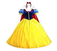 Fanstyle Robe d'halloween Robe Blanche Neige Costumes Cosplay Princesse Robe Jaune avec Jupon