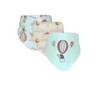 FANSU Bébé Bavoirs Bandana, 3PCS Bavoir de Mode Naissance Protéger Les Vêtement des Bébés Triangle Bavette Garçon Super Absorbant 0 à 36 Mois (Hérisson)