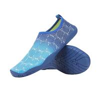 FANSU Chaussures Aquatiques Adulte, Chaussures de Plage Antidérapant pour Homme Femme Chaussures de Natation Couleur Dégradée Séchage Rapide Respirant Chaussette Aquatique