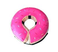 FANSU Collier Gonflable de Protection pour Chiens et Chats, Collier de Récupération Réglable pour Chat et Chien, Collerette Souple de Compagnie ne Bloque Pas la Vision, S-XL (M,Rose Rose)