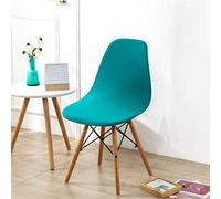 FANSU Couleur Unie Housse de Chaise Scandinave Extensible Housse de Chaise de Salle à Manger Lavable Amovible Couverture de Chaise Recouvre Chaise pour Cuisine Maison Hôtel (Paon Bleu,6 pièces)
