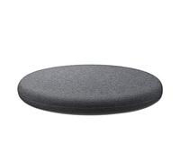 FANSU Coussin de Chaise Ronde, Coussin de Siège Mousse à Mémoire de Forme Galette de Chaise Rond Coussins de Chaises Lavable Coussins de Tabouret pour Intérieur Extérieur (Gris foncé,30x30cm)