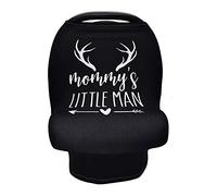 Fansu Couvertures d'allaitement Imprimé Multi-usages pour Bebe, Dais pour Siège-auto, Nursing Cover pour Allaiter, Écharpe Allaitement pour Cadeau de Maman/Nouveau Née (Petit Homme)