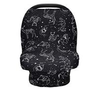 Fansu Couvertures d'allaitement Imprimé Multi-usages pour Bebe, Dais pour Siège-auto, Nursing Cover pour Allaiter, Écharpe Allaitement pour Cadeau de Maman/Nouveau Née (Constellation)