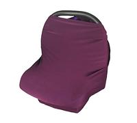 Fansu Couvertures d'allaitement Multi-usages pour Bebe, 11 Couleurs Nursing Cover pour Allaite, Dais pour Siège-auto, Cadeau de Maman/Nouveau Née (Violet Foncé)