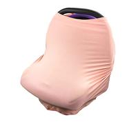 Fansu Couvertures d'allaitement Multi-usages pour Bebe, 11 Couleurs Nursing Cover pour Allaite, Dais pour Siège-auto, Cadeau de Maman/Nouveau Née (Rose Clair)