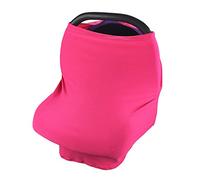 Fansu Couvertures d'allaitement Multi-usages pour Bebe, 11 Couleurs Nursing Cover pour Allaite, Dais pour Siège-auto, Cadeau de Maman/Nouveau Née (Rouge)