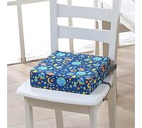 FANSU Enfant Réhausseur Coussin de Siège Chaise Haute avec Boucle de Sécurité, Dessin animé Eponge Confortable Coussins pour Repas Voyage de Bébé Bambin Tout-Petit