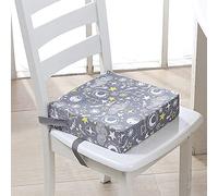 FANSU Enfant Réhausseur Coussin de Siège Chaise Haute avec Boucle de Sécurité, Dessin animé Eponge Confortable Coussins pour Repas Voyage de Bébé Bambin Tout-Petit