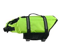 FANSU Gilet de Sauvetage pour Chien avec Poignée, Gilet de Sauvetage Réglable pour Chiens de Petite, Moyenne et Grande ta pour la Sécurité de l'eau à la Plage, à la Piscine (XS,Vert)