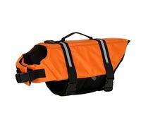 FANSU Gilet de Sauvetage pour Chien avec Poignée, Gilet de Sauvetage Réglable pour Chiens de Petite, Moyenne et Grande ta pour la Sécurité de l'eau à la Plage, à la Piscine (XL,Orange)