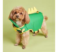 FANSU Gilet de Sauvetage pour Chien avec Poignée, Gilet de Sauvetage Réglable pour Chiens de Petite, Moyenne et Grande ta pour la Sécurité de l'eau à la Plage, à la Piscine (M,Dinosaure Vert)