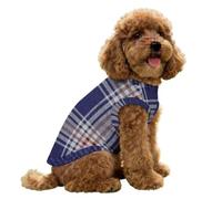 FANSU Gilet Rafraîchissant en Soie Glacée pour Chien Chat, Plaid Veste de Soie, Glacée Élastique Manteau Frais, sans Manche pour Petites/Moyennes/Grandes Races (Bleu foncé,3XL)