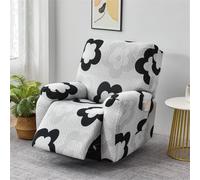 FANSU Housse de Fauteuil Relax Extensible 1/2/3 Places Mode Housse de Fauteuil Relax Inclinable Electrique avec Poche, Lavable Protege de Meubles pour Canapé Inclinable (Fleur,2 Places)