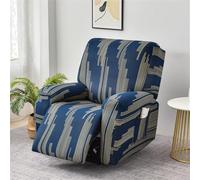 FANSU Housse de Fauteuil Relax Extensible 1/2/3 Places Mode Housse de Fauteuil Relax Inclinable Electrique avec Poche, Lavable Protege de Meubles pour Canapé Inclinable (Doubler,1 Places)