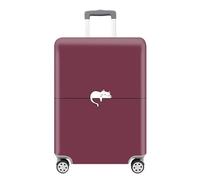 FANSU Housse de Valise Elastique Housse de Protection pour Bagage, Dessin animé Imprimerie de Animal Cabine Luggage Trolley Case Cover avec Fermeture éclair (Chat,XL (29"-32" Valise))