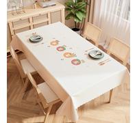 FANSU Imperméable Nappe Plaid Classique Anti Tache, PVC Nappe de Table Exterieur Protection de Table pour Salle à Manger, Jardin, fête, Mariage ou Maison (Cartoon 9,140 * 220CM)