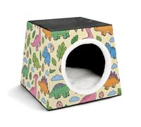 FANSU Katzenhöhle Hundebett Kuschelig Kleine Hunde (Panda Mignon 6) | Leichter, Langlebiger Oxford-Stoff mit Wasserdichter Eigenschaft. Weiches, Geschlossenes Kuschelbett für Katzen und Hunde.