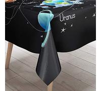 FANSU Nappe Rectangulaire, Cuisine Enfant 3D Nappe de Table Imperméable Anti Tache Résistant Lavable et Facile d?Entretien Nappe pour Fête Restaurant Jardin Décoration (Galaxie,140x200cm)